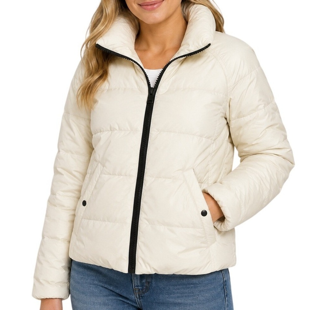 S13 New York Cream Puffer Full Zip Jacket Women's XS